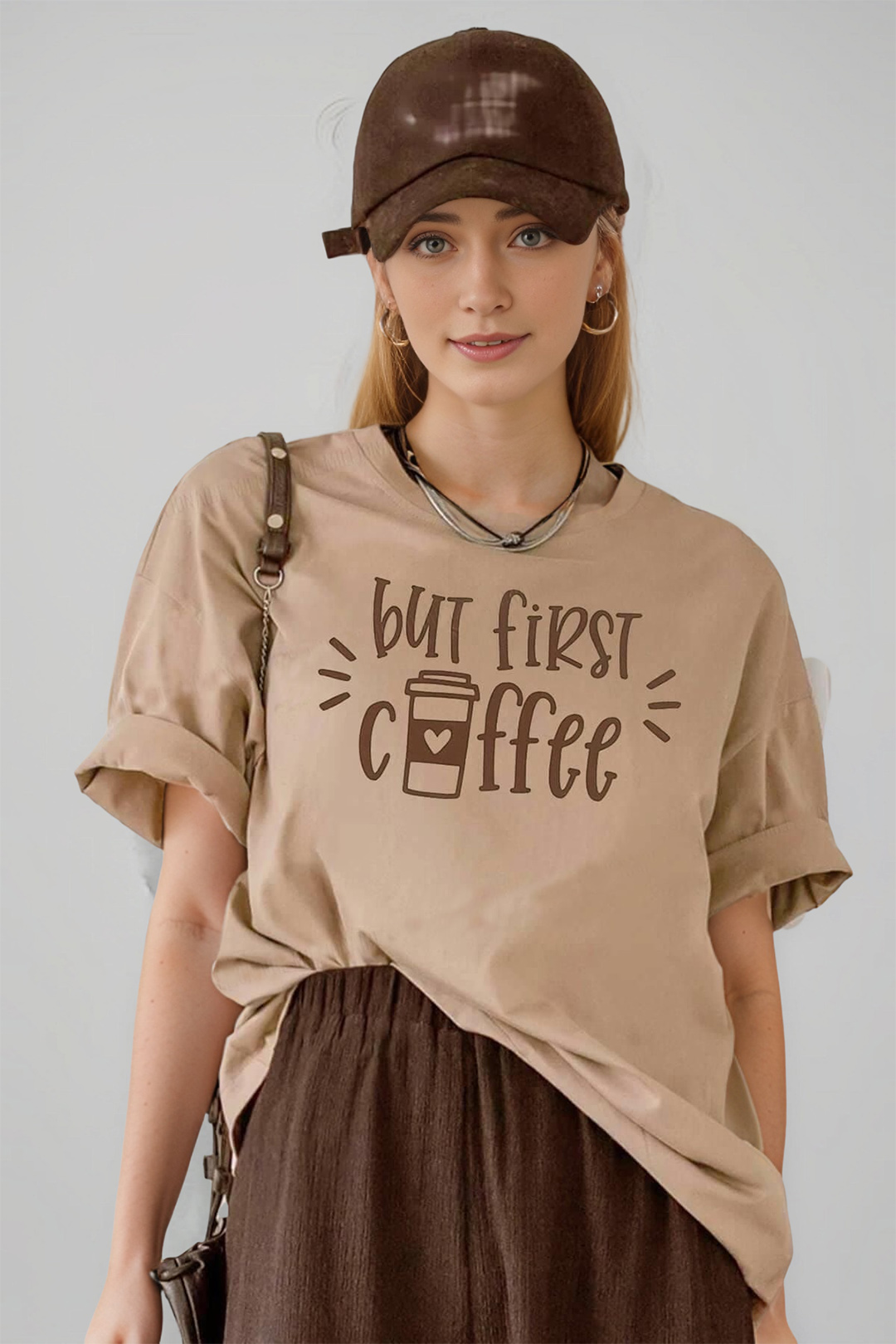 BUT FIRST COFFEE PRINTED TEE