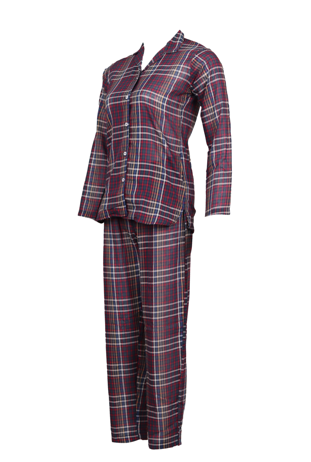 WOMEN CHECKED 2 PIECES SUIT