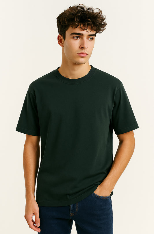 Forest Green oversized T-Shirt for Men