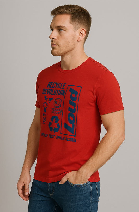 Men Graphic Tee Shirt