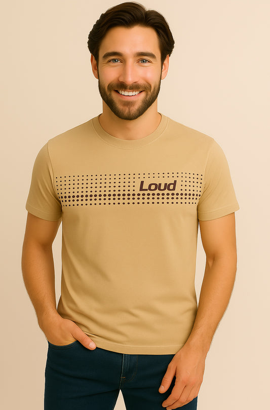 Beige Graphic T-Shirt