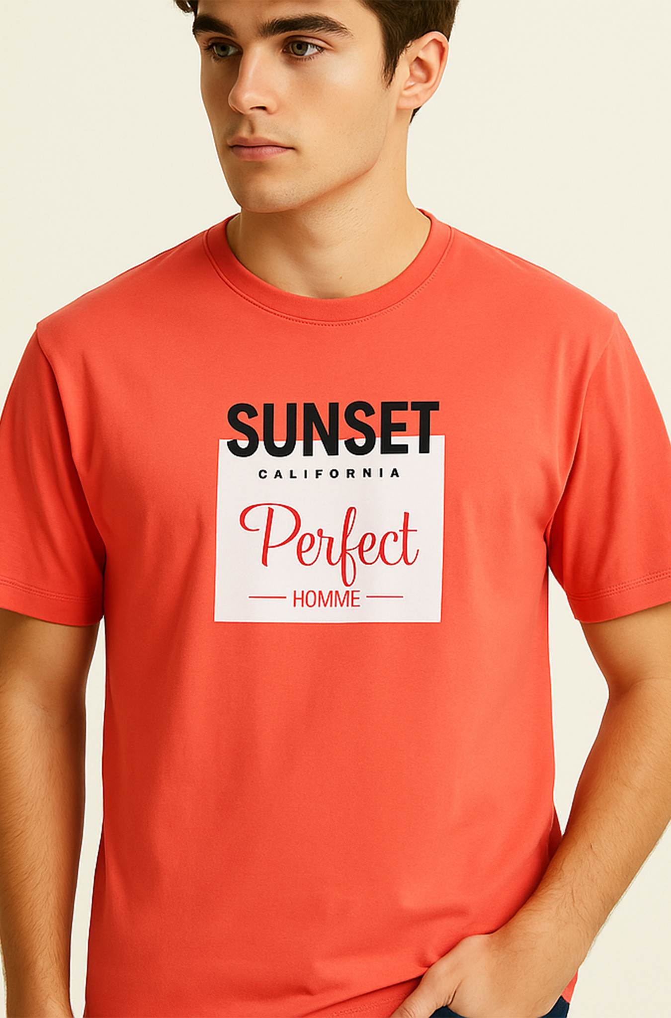 Men Graphic Cotton T-Shirt