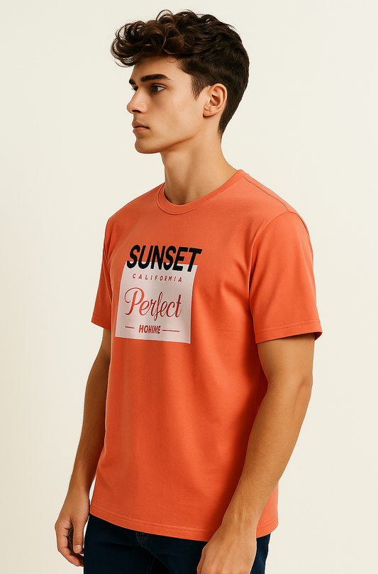 Men Graphic Cotton T-Shirt